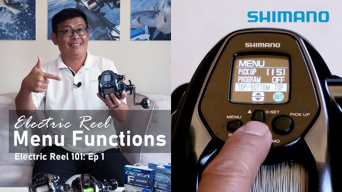 How to spool Shimano's electric reel range