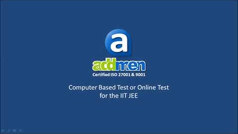 Addmen Online Test System Introduction