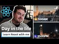 A day in the life of a self-taught React developer in London