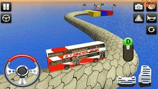 Impossible Bus Driving Simulator 3D Sky Tracks - Android Gameplay - Games for Android screenshot 3