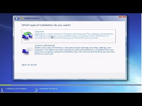 How to Install Windows 7 From a CD or DVD Tutorial Guide Walkthrough