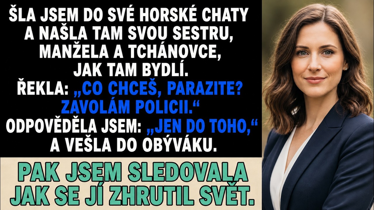Ten večer jsem přišla domů v dešti a našla svoji rodinu, jak popíjí mou whisky a směje se u mého stolu. Moje mladší sestra Zoe se na mě usmála tím sladkým úsměvem, který jsem znala od dětství, a...