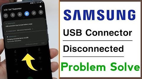 Usb Connector Connected disconnected Problem Solution in any Samsung Smartphone | 100% Working
