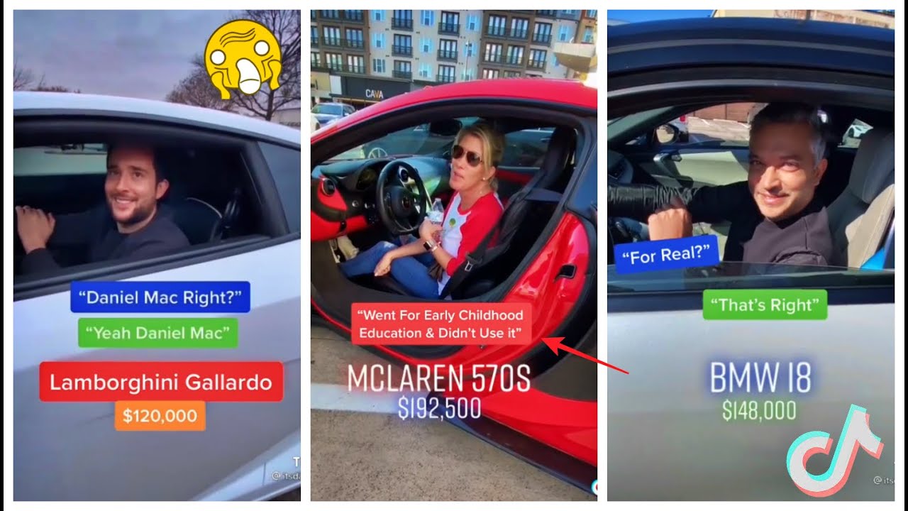 Asking supercar owners what they do for a Living TikTok compilation