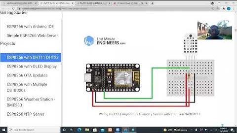 IoT-LECT3 Environmental Temperature & Humidity Measurement with DHT22 Sensor and NodeMCU(ESP8266)!