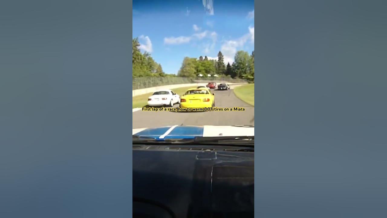 Waterford Hills Road Racing course old surface Spec Miata warming