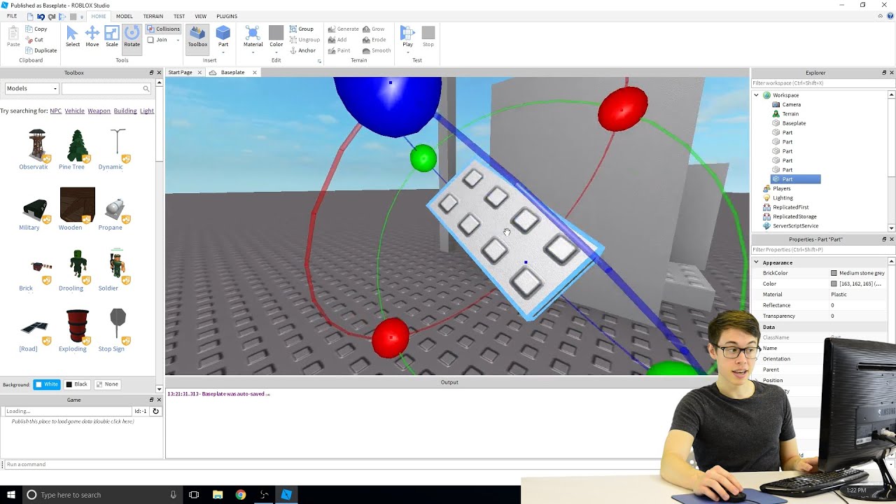 Roblox Studio, How to make your own Roblox games