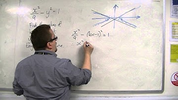 AQA Further Pure 1 (FP1) 11.04d Finding Tangents to the Hyperbola x^2 / 9 - y^2 = 1