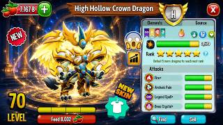 Dragon City: High Hollow Crown Dragon, NEW SKIN | EXCLUSIVE DRAGON! 😱