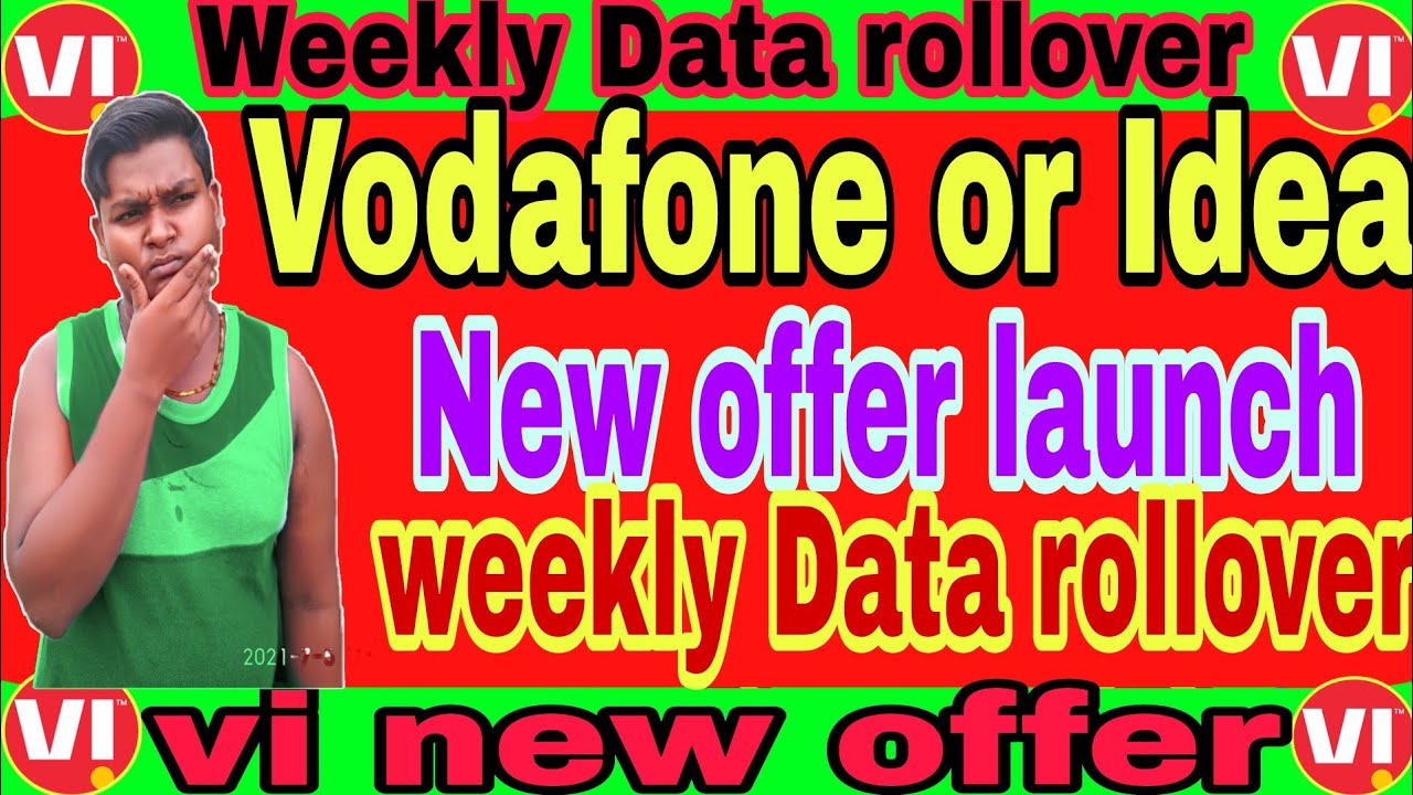VodafoneIdea (VI) Users Great News VI Weekend Data Rollover
