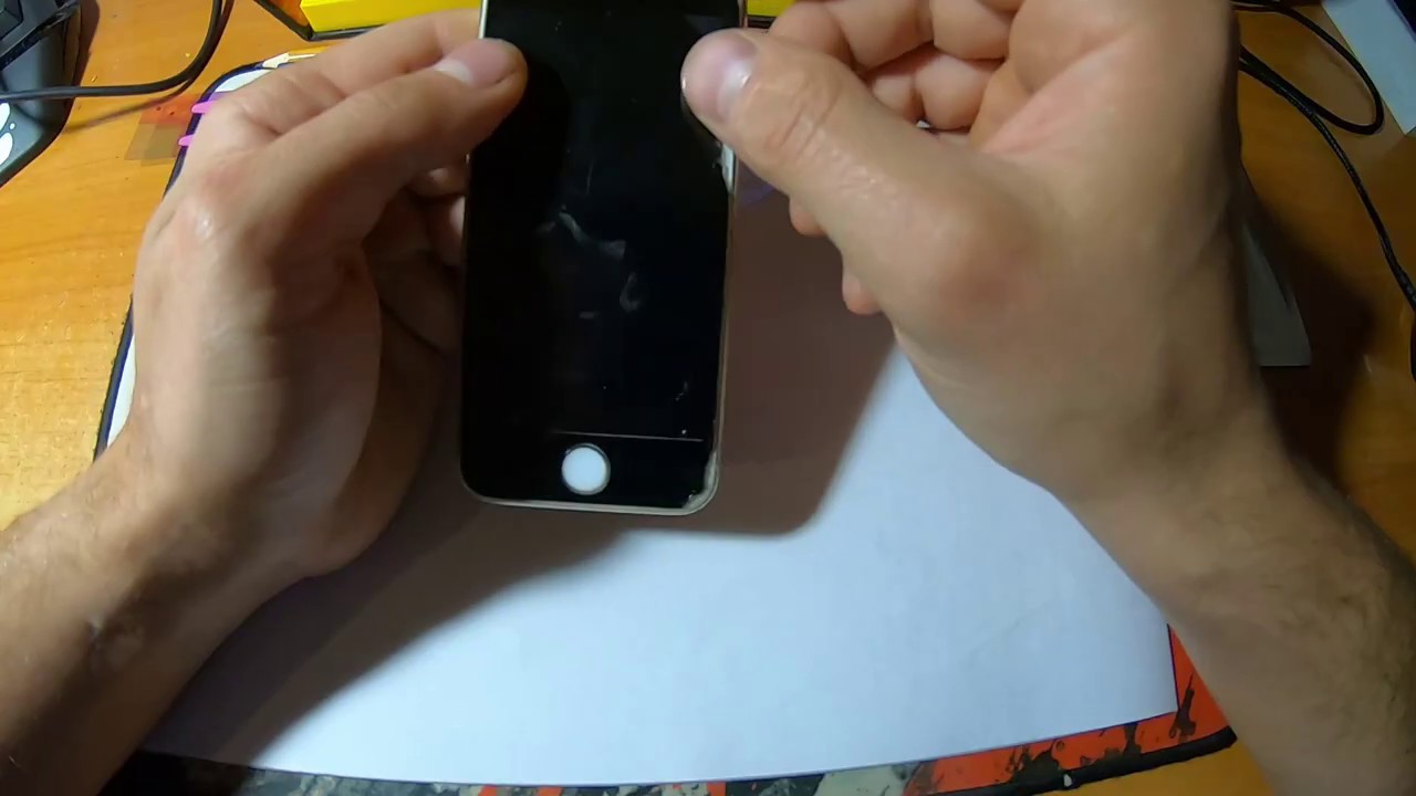 Замена аккумулятора на iphone 5s - YouTube