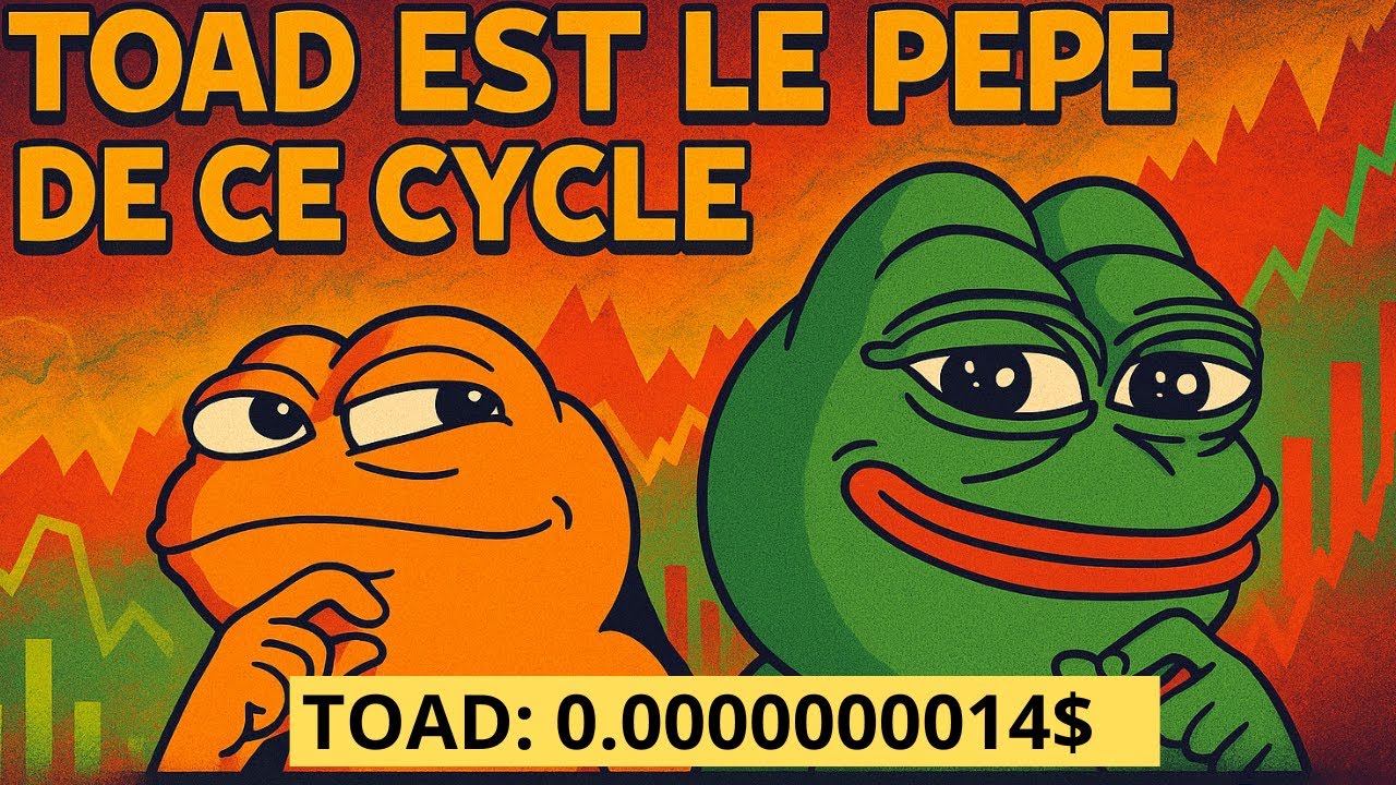 TOAD : LE PROCHAIN PEPE ? LE MOMENT PARFAIT. 