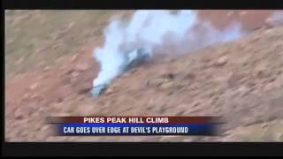 Driver Survives Dramatic Crash Off Pikes Peak