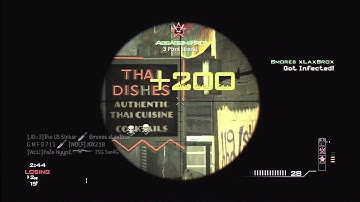 MW3 - 11 MAN SNIPER FEED INFECTED