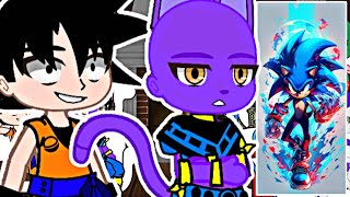 Dragon Ball React To Sonicgoku Vs Sonicparte 1Por Eng