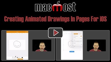 Creating Animated Drawings In Pages For iOS (MacMost #1770)