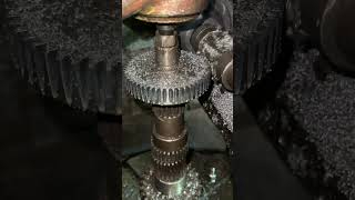 Gear cutting process #shorts #shortsvideo #youtubeshorts #machine