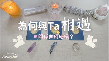 💜塔羅占卜| 為何會與Ta相遇？關係將如何繼續？| 來自宇宙的建議和指引(Timeless)