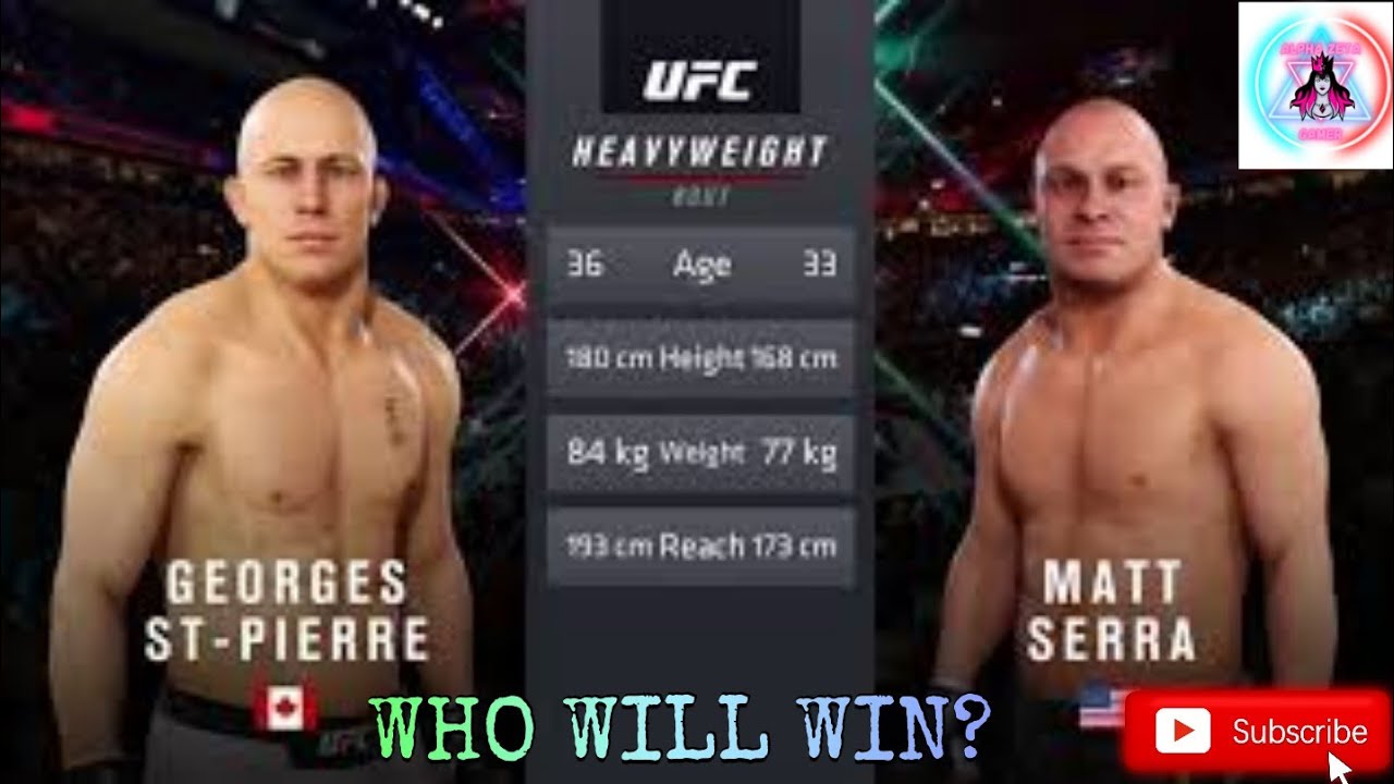 StPierre Vs Matt Serra 3 UFC 3 YouTube