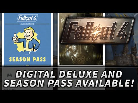 Fallout 4 : Digital Deluxe & Seasons Pass Pre-order Available NOW!