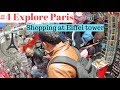 Explore Paris - 4 (Shopping at Eiffel tower) in Hindi with English subtitles