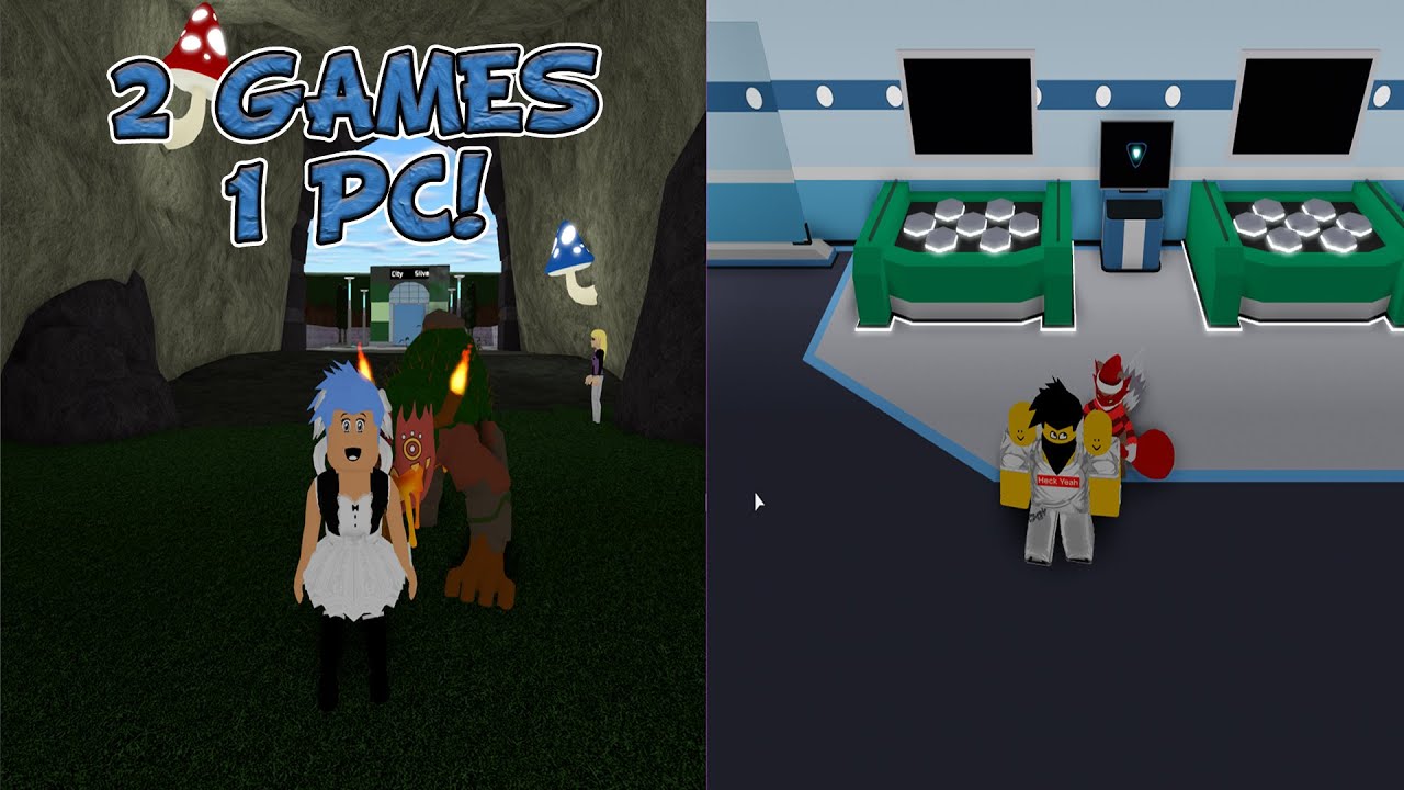 How To Play On 2 Roblox Accounts At The Same Time Youtube - roblox 2 games at once