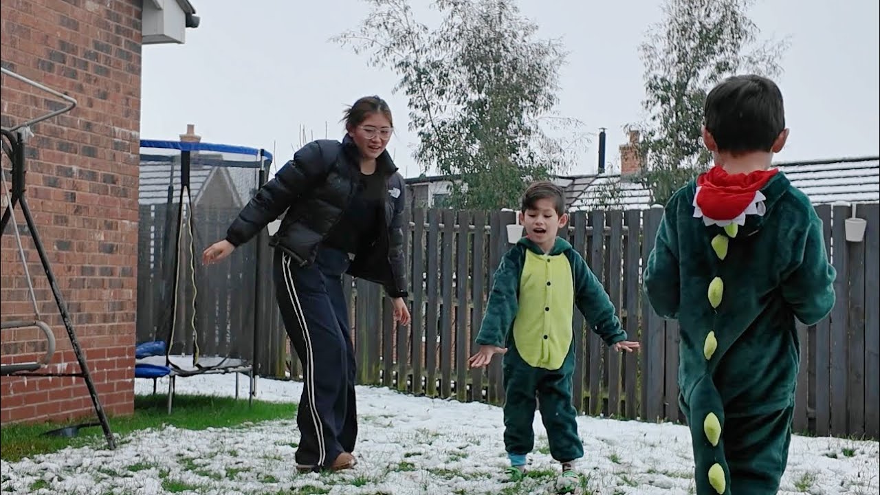 Pagkagising namin may snow na! ❄️