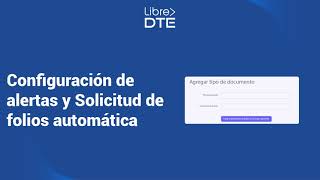 Configuración de alerta y solicitud de folios automática en LibreDTE