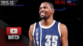 Kevin Durant Full Highlights at Knicks (2016.01.26) - 44 Pts, 14 Reb, UNREAL!