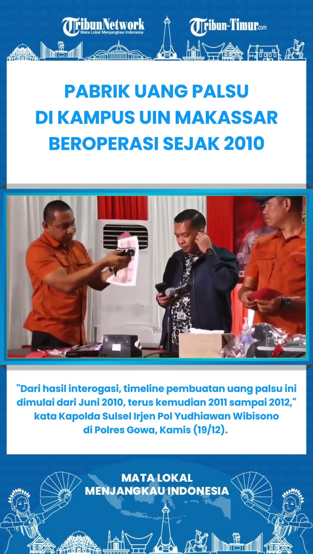 Short Pabrik Uang Palsu Di Kampus Uin Makassar Beroperasi Sejak 2010