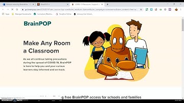 Creating a Brainpop JR Account