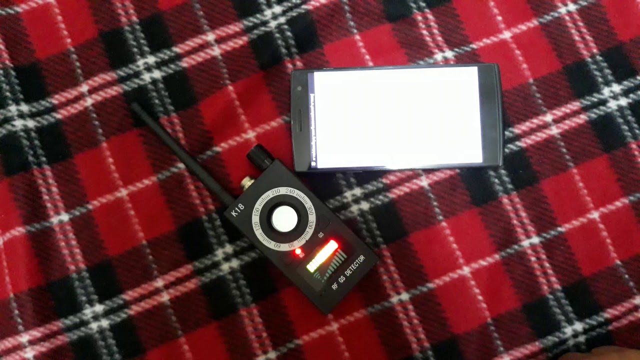 เครื่องตรวจจับคลื่นวิทยุ RF GS Detector K18ทดสอบจับคลื่นแชร์ฮอสปอร์ตหา