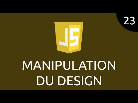JavaScript #23 - manipulation du design