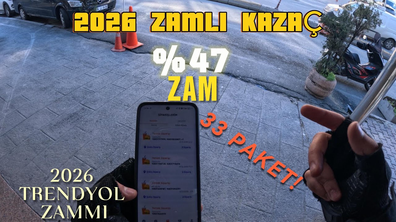 Para Rotası #3: 2026 Trendyol GO Kuryelerine %47 Zam!
