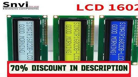 A must-have product! LCD1602 1602A LCD Module Blue / Yellow Green Screen 16x2 Character LCD Displa