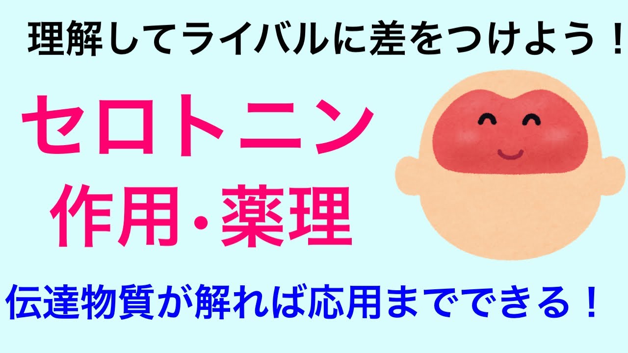 【10分で解説・8分で国試問題解説】SSRIや三環形について解説
