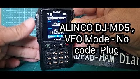 ALINCO DJ-MD5 , VFO Mode