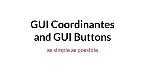 Simple GUI Buttons in GameMaker Studio 2