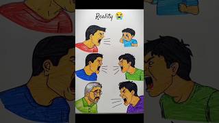 The Cycle of Anger (Part-2)😥💔#art #drawing #painting #satisfyingart #motivation #emotionalstory