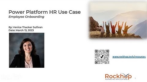 Power Platform HR User Case, Employee Onboarding