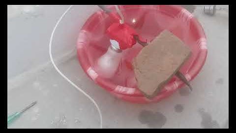 What happens if you turn on a LIGHT BULB under water?