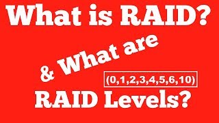 Raid And Standard Raid Levels0-6,10 In Operating System