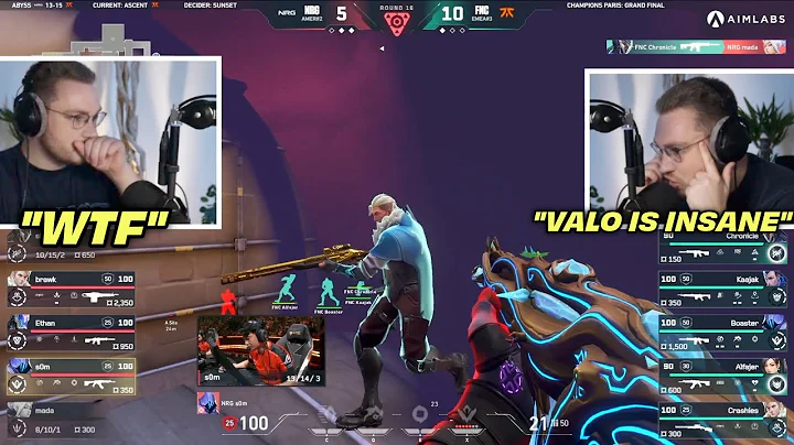 ohnepixel Reacts to The Best NRG & FNATIC Plays from VCT Paris Finals