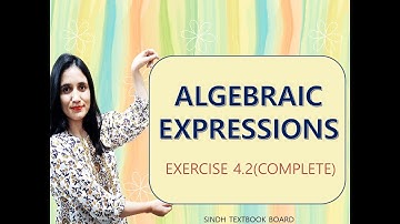 Algebraic Expressions| EX 4.2| Class9th-10th|| Polynomial, Rational and Irrational Expressions| STB