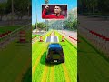Mbappe vs Neymar vs Ronaldo vs Messi 😯 #beamngdrive #football #shorts