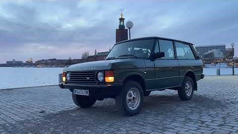 Range Rover Classic 1993 3.9L V8 EFI Walk around with engine sound