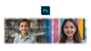 how to blur the edges of two photos together in photoshop