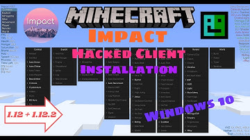 Impact Hacked Client #Minecraft   1.12 + 1.12.2 #Impact Baritone download and installation