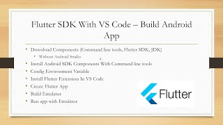 Setup Flutter SDK With VS Code - Build Android App