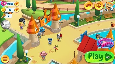 Talking Tom Pool - Puzzle Game (Part 1)